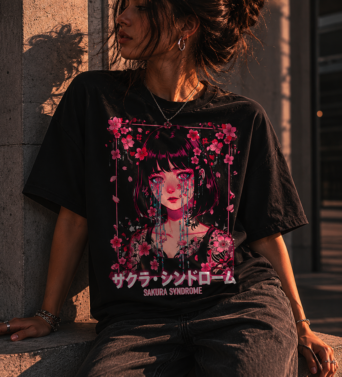 Sakura Syndrome Girl - Oversized Shirt