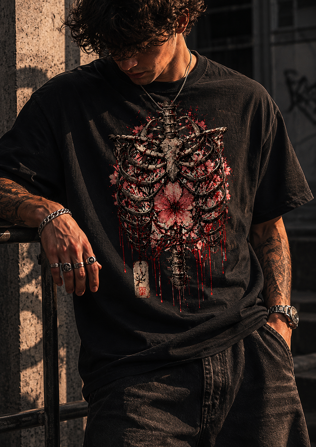 Petal Cage - Oversized Shirt
