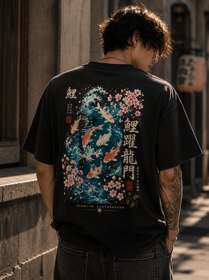 Koi Rising - Oversized Shirt
