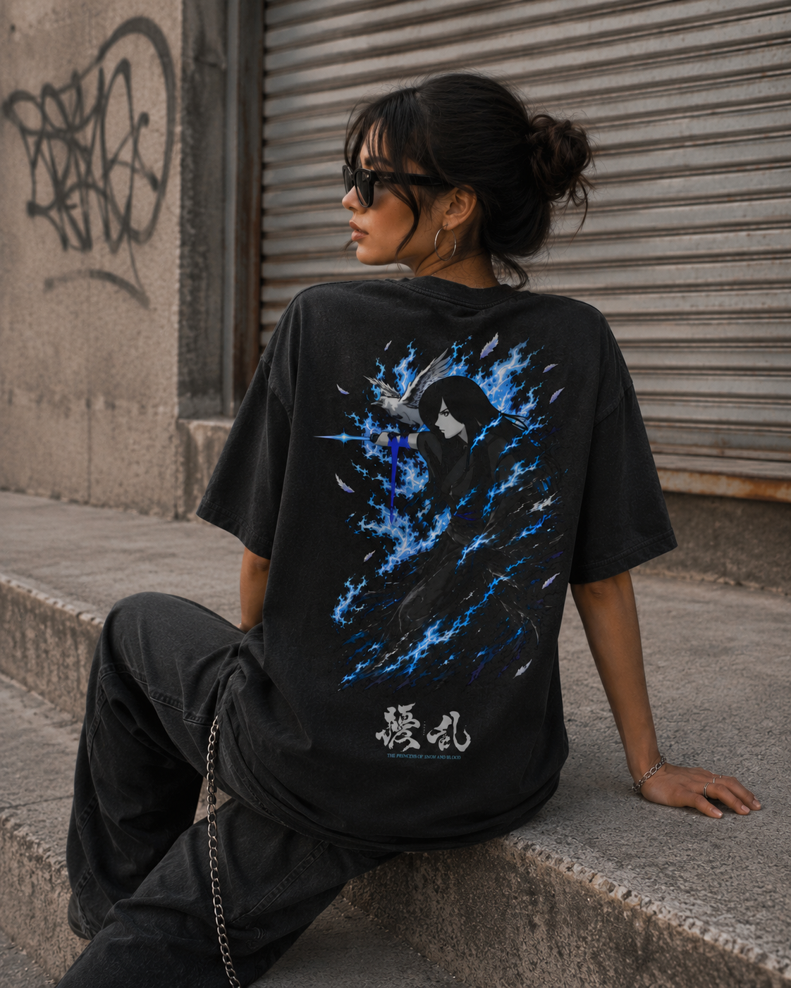 Blue Crow - Oversized Shirt