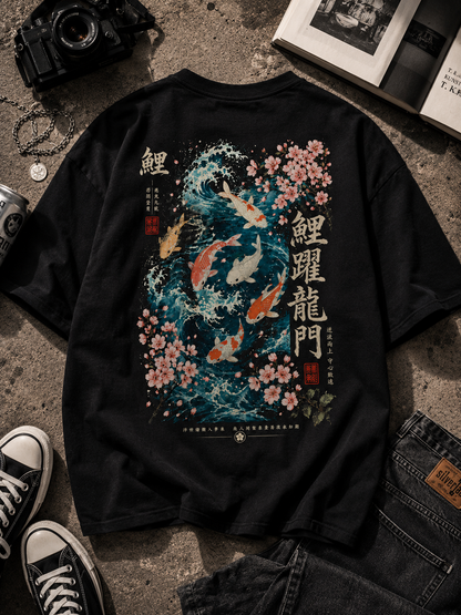 Koi Rising - Oversized Shirt