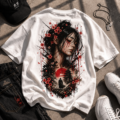 Bleeding Bloom - Oversized Shirt