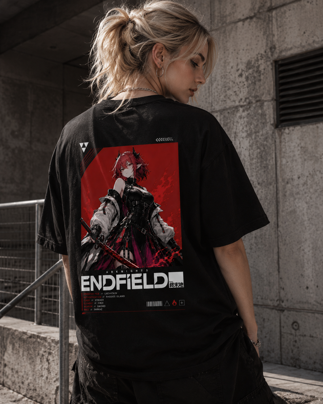 Crimson Fang - Oversized Shirt