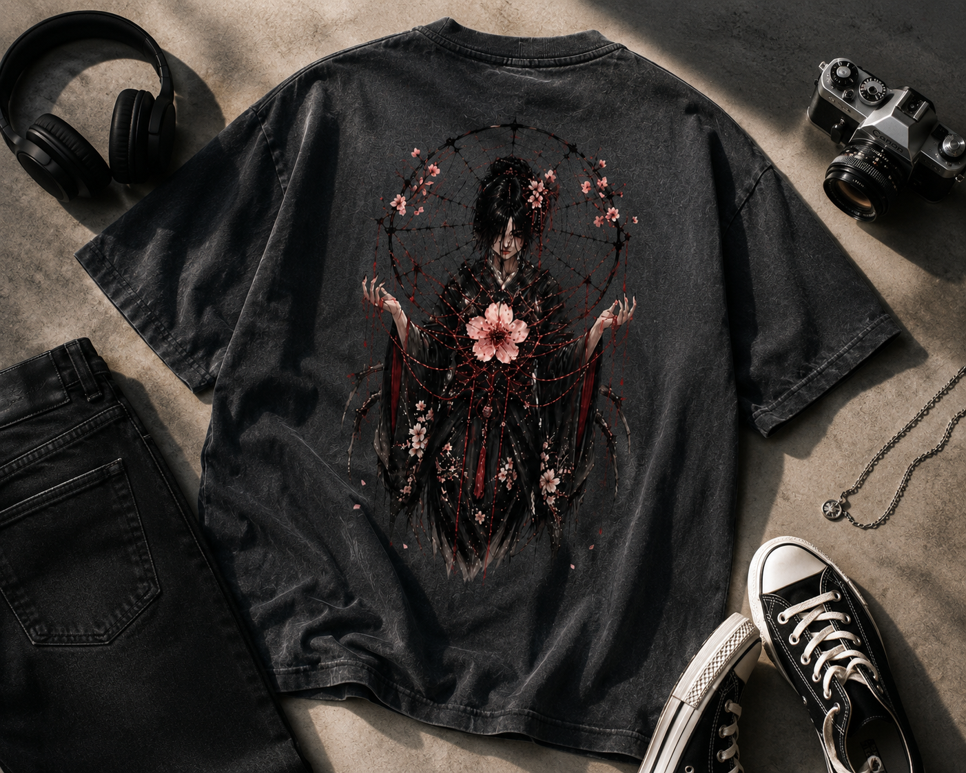 Jorōgumo’s Heart - Oversized Shirt