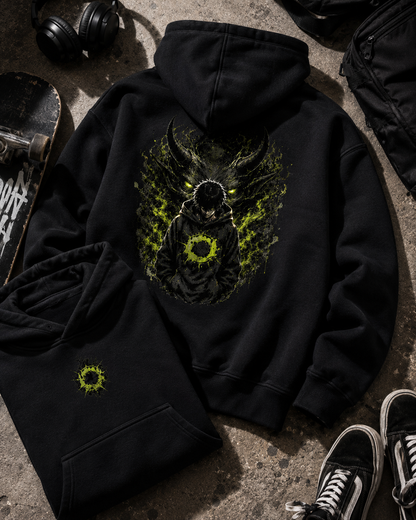 Oni behind me -  Oversized Hoodie